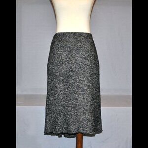 BCBGMaxAzria Midi Skirt Size 2 Wool Silk Blend Fishtail Pencil Skirt